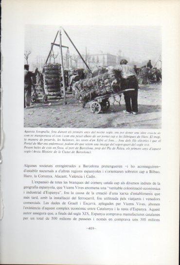 LAMINA V47638: Pesant bales de coto al port de Barcelona