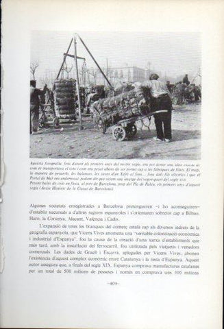 LAMINA V47638: Pesant bales de coto al port de Barcelona