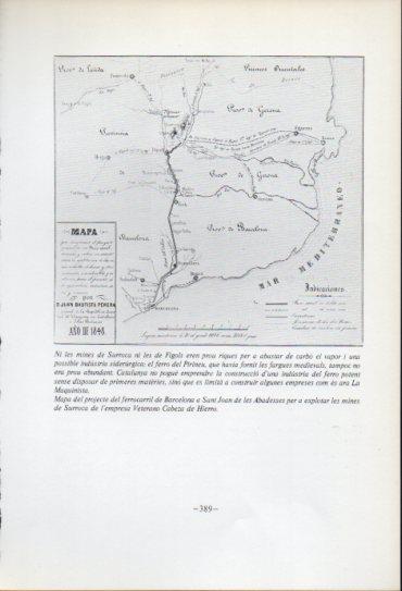 LAMINA V47634: Mapa del ferrocarril de Barcelona a Sant Joan de les Abadesses