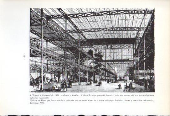 LAMINA V47625: El Palau de Vidre, Barcelona 1856