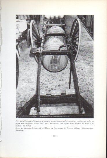LAMINA V47623: Carro de transport de botes de vi