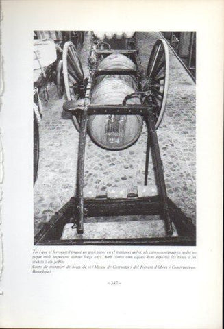 LAMINA V47623: Carro de transport de botes de vi