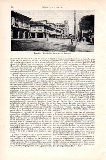 LAMINA V47370: Avenida Diez de Agosto en Guayaquil, Ecuador