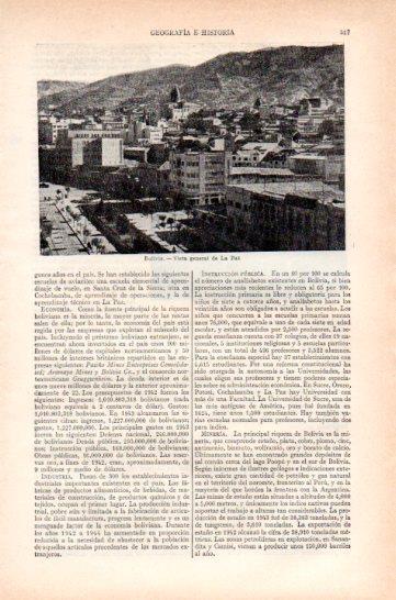 LAMINA V47364: Vista de La Paz, Bolivia