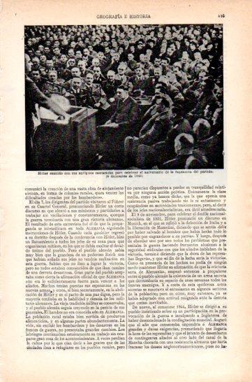 LAMINA V47360: Hitler en el aniversario fundacion del partido 1943