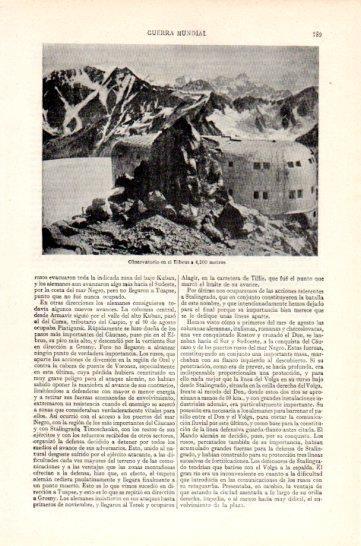 LAMINA V47401: Observatorio en el Eibrus, Rusia
