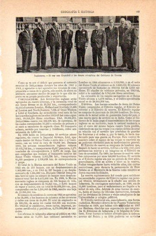 LAMINA V47387: Churchill con el rey y miembros del Gabinete de Guerra