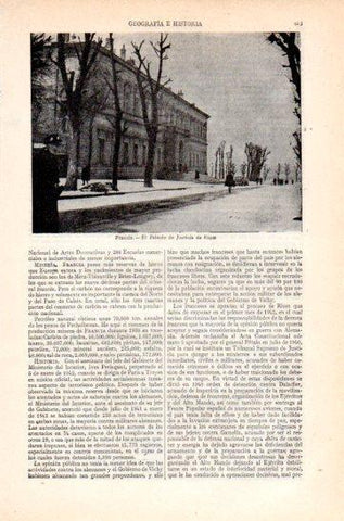 LAMINA V47382: Palacio de Justicia de Riom, Francia