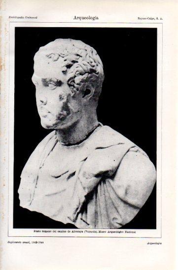LAMINA V47329: Busto romano del camino de Alboraya, Valencia