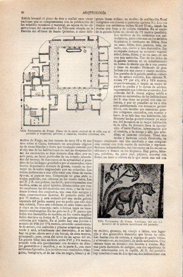 LAMINA V47322: Villa Fortunatus de Fraga plano