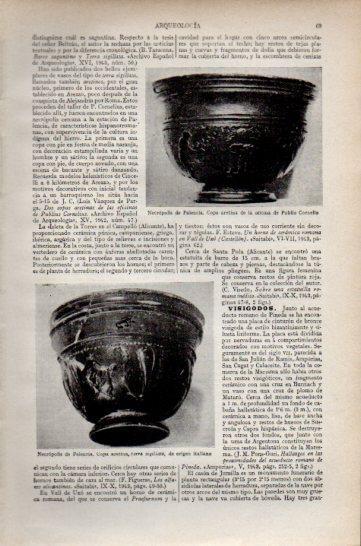 LAMINA V47330: Copa aretina, Necropolis de Palencia