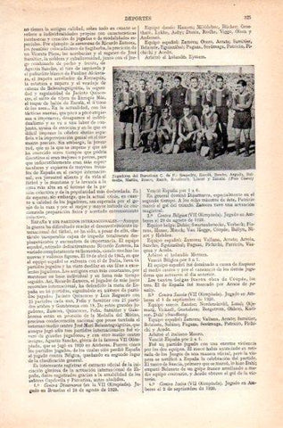 LAMINA V47353: Jugadores del C.F. Barcelona de futbol