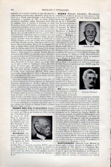 LAMINA V47345: A. Millerand y Marques de Merry del Val