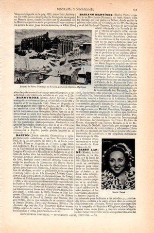 LAMINA V47342: Ruinas de Santo Domingo de Estella por J. Basiano Martinez