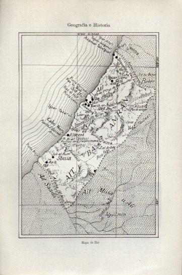 LAMINA V47472: Mapa de Ifni, Marruecos