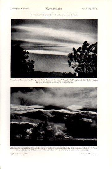 LAMINA V47494: Cirrostratus lenticularis y Altocumulus lenticularis
