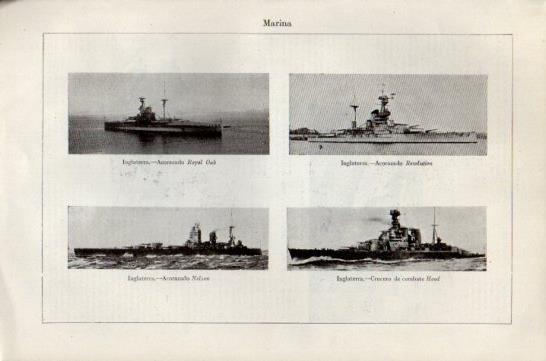 LAMINA V47479: Acorazados Royal Oak, Resolution y Nelson