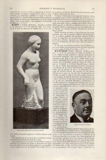 LAMINA V47451: Pubertad escultura por Manuel Marti