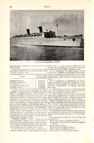 LAMINA V47423: Transatlantico Queen Elisabeth