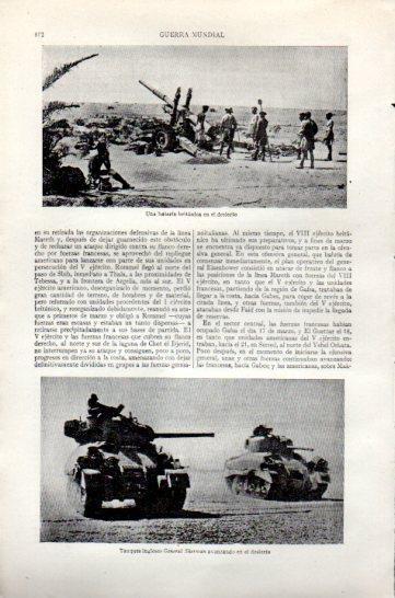LAMINA V47408: Tanques General Sherman en el desierto
