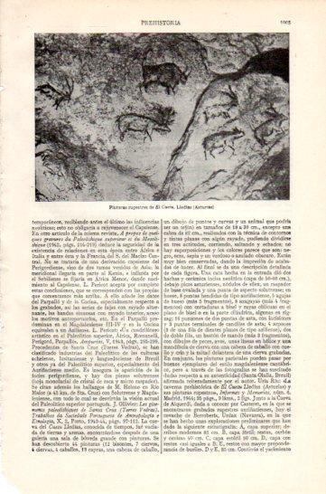 LAMINA V47428: Pinturas rupestres de El Cuetu en Lledias, Asturias