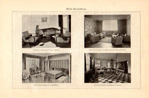 LAMINA V47442: Artes decorativas