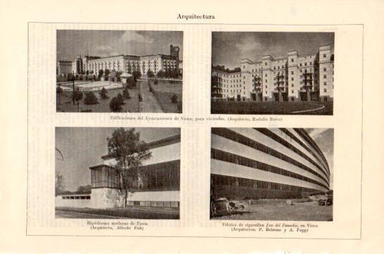 LAMINA V47438: Edificaciones del Ayuntamiento de Viena para viviendas
