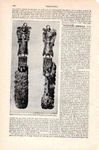 LAMINA V47432: Pendiente con una divinidad alada de Santiago de la Espada