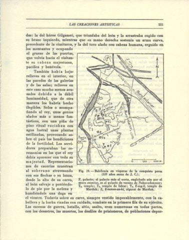 LAMINA V47908: Plano de Babilonia en visperas de la conquista persa