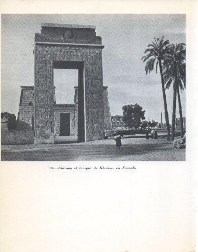 LAMINA V47900: Entrada al templo de Khonsu en Karnak