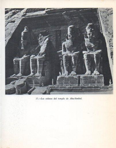LAMINA V47899: Los colosos del templo de Abu-Simbel, Egipto