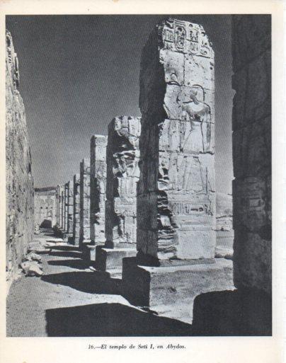 LAMINA V47898: Templo de Seti I en Abydos