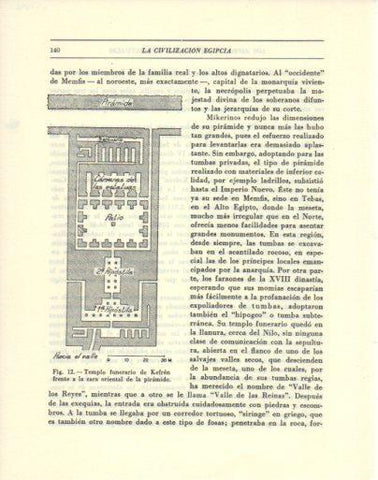 LAMINA V47896: Plano del templo funerario de Kefren