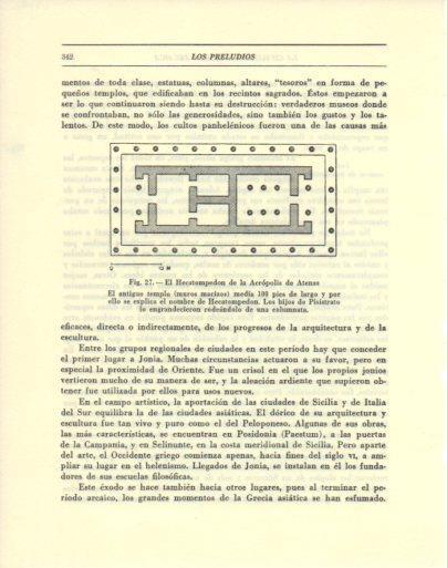 LAMINA V47912: El Hecatompedon de la Acropolis de Atenas plano