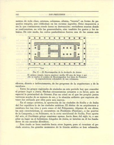 LAMINA V47912: El Hecatompedon de la Acropolis de Atenas plano