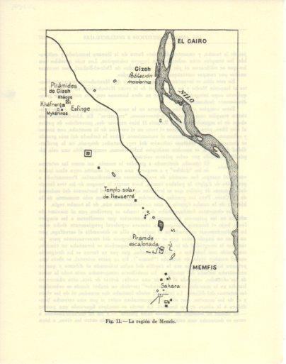 LAMINA V47895: Mapa de la region de Memfis