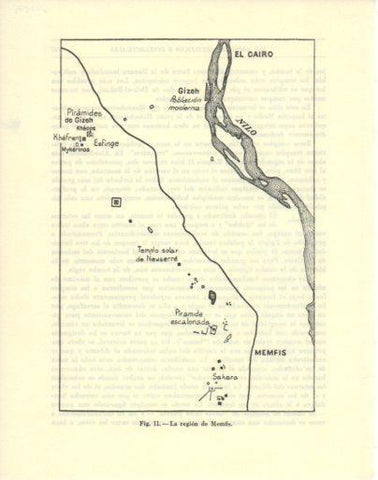 LAMINA V47895: Mapa de la region de Memfis