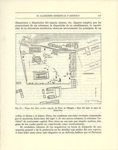 LAMINA V47921: Plano del Altis recinto de Zeus, Olimpia