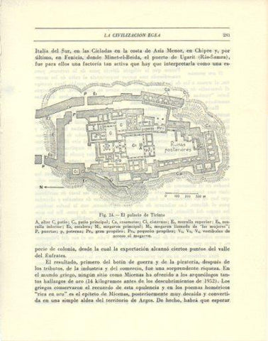 LAMINA V47918: Plano del palacio de Tirinto