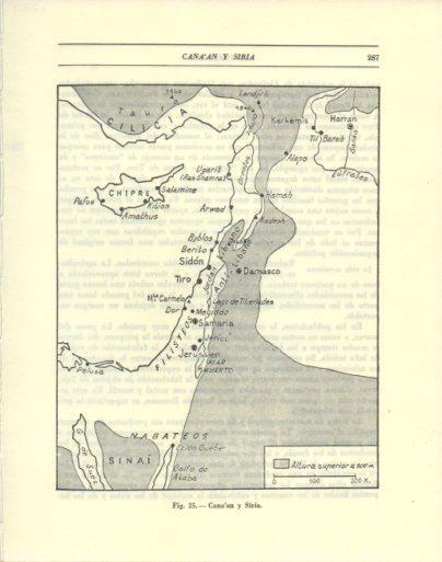 LAMINA V47917: Mapa de Cana'an y Siria