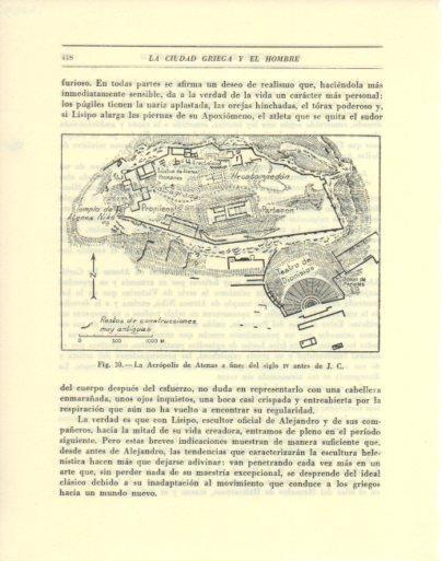 LAMINA V47923: Plano de la Acropolis de Atenas finales siglo IV antes de J. C.