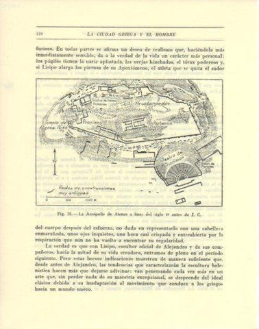 LAMINA V47923: Plano de la Acropolis de Atenas finales siglo IV antes de J. C.