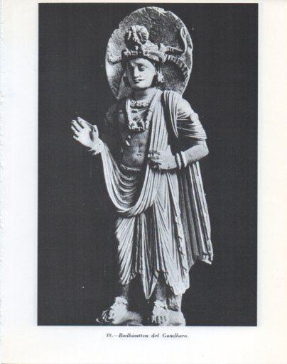 LAMINA V47872: Bodhisattva del Gandhara estatuilla