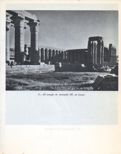 LAMINA V47889: Templo de Amenofis III en Luxor