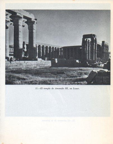 LAMINA V47889: Templo de Amenofis III en Luxor
