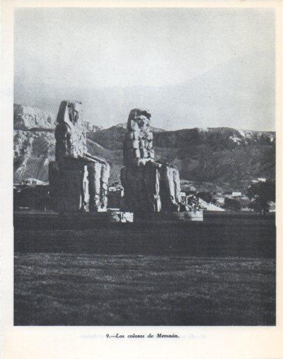 LAMINA V47888: Los colosos de Memnon