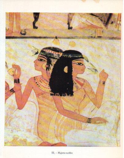 LAMINA V47887: Mujeres nobles de Egipto