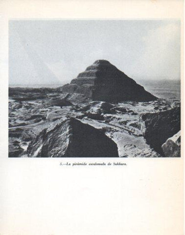 LAMINA V47885: Piramide escalonada de Sakkara