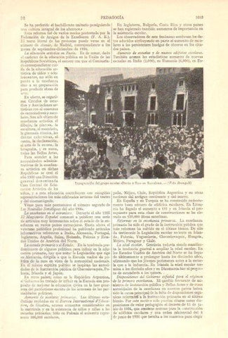 LAMINA V47988: Grupo escolar Duran y Bas en Barcelona, inaguracion
