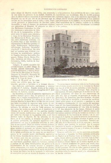 LAMINA V47986: Hospital Catolico de Madrid